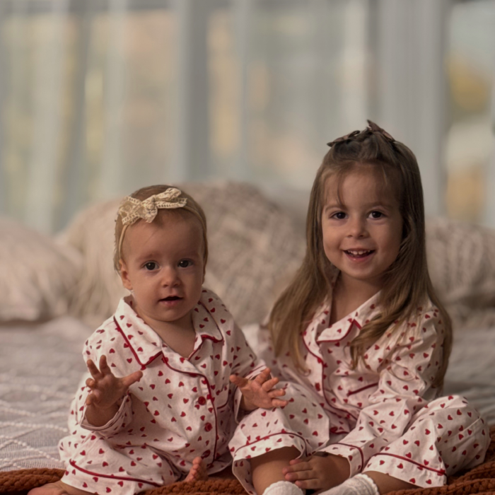 Детска пижама за момиче Love Notes