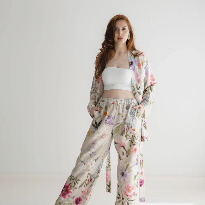 Дамски сет от две части/ Кимоно Floral Chic